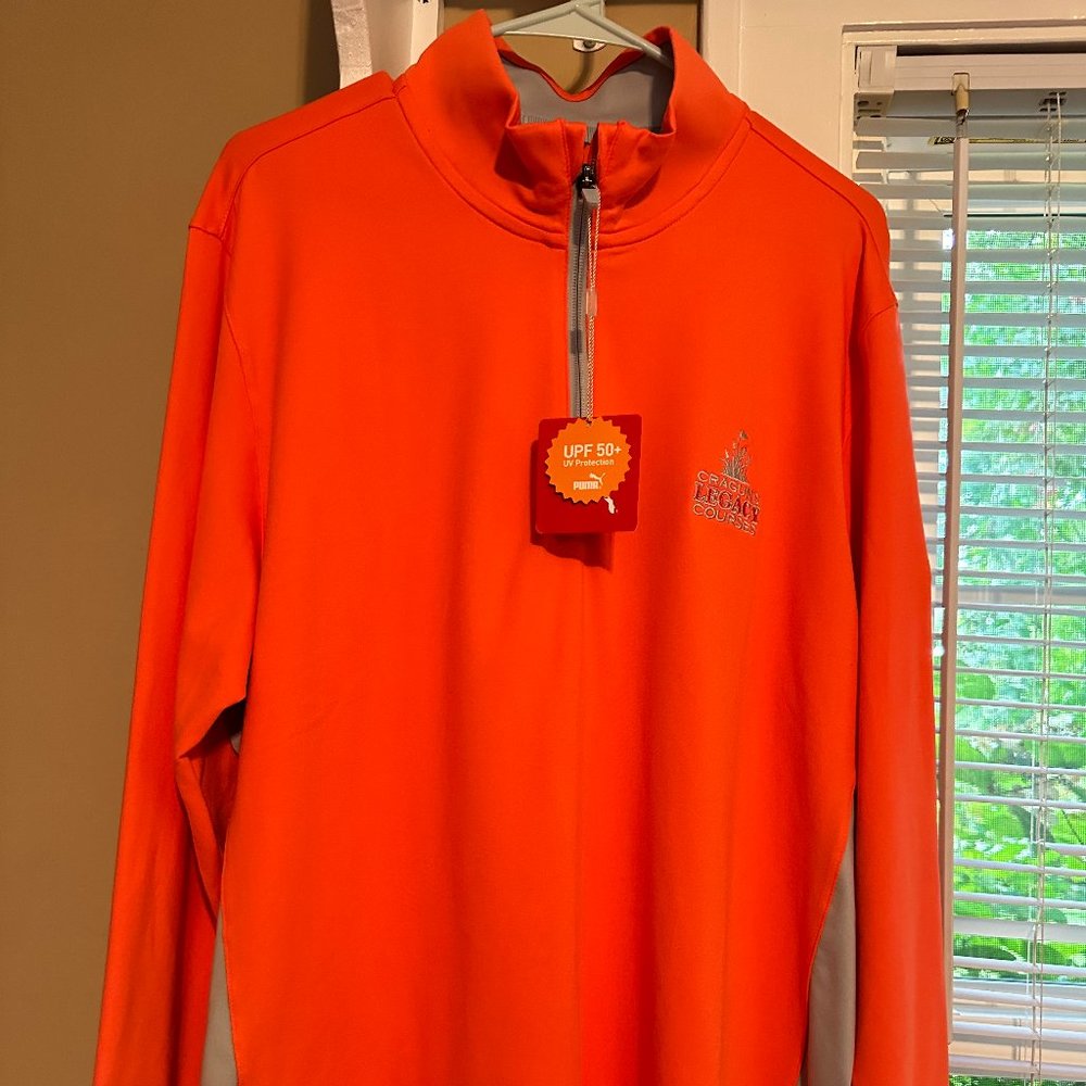 NWT-Puma Gamer Golf 1/4 Zip- men's large